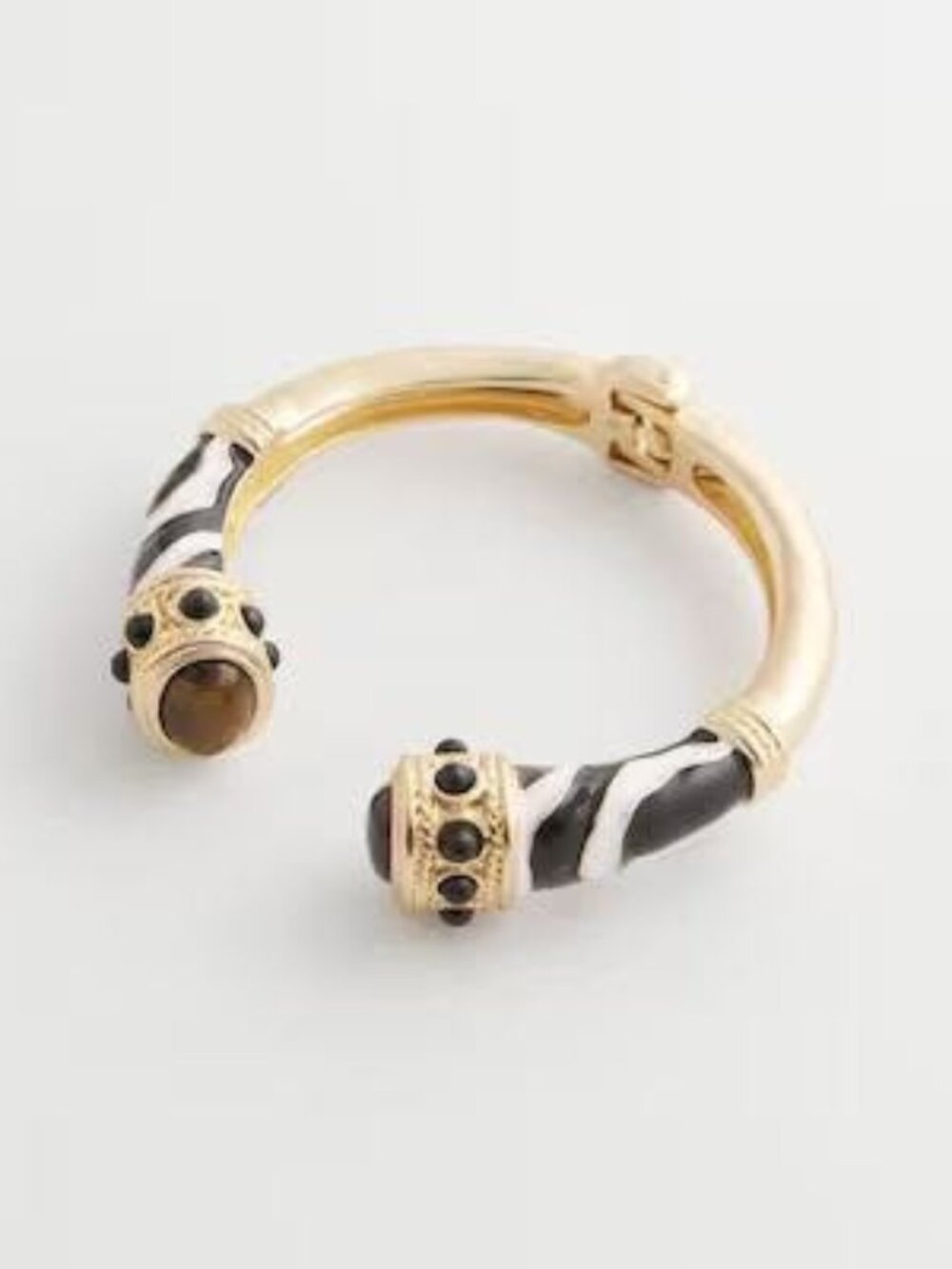 NWT Zebra Hinge Cuff Bracelet.